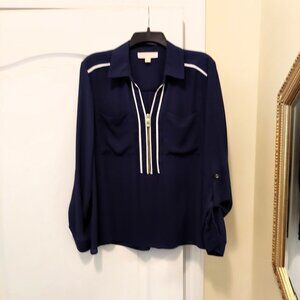 Michael Kors Navy Top / Size XL
